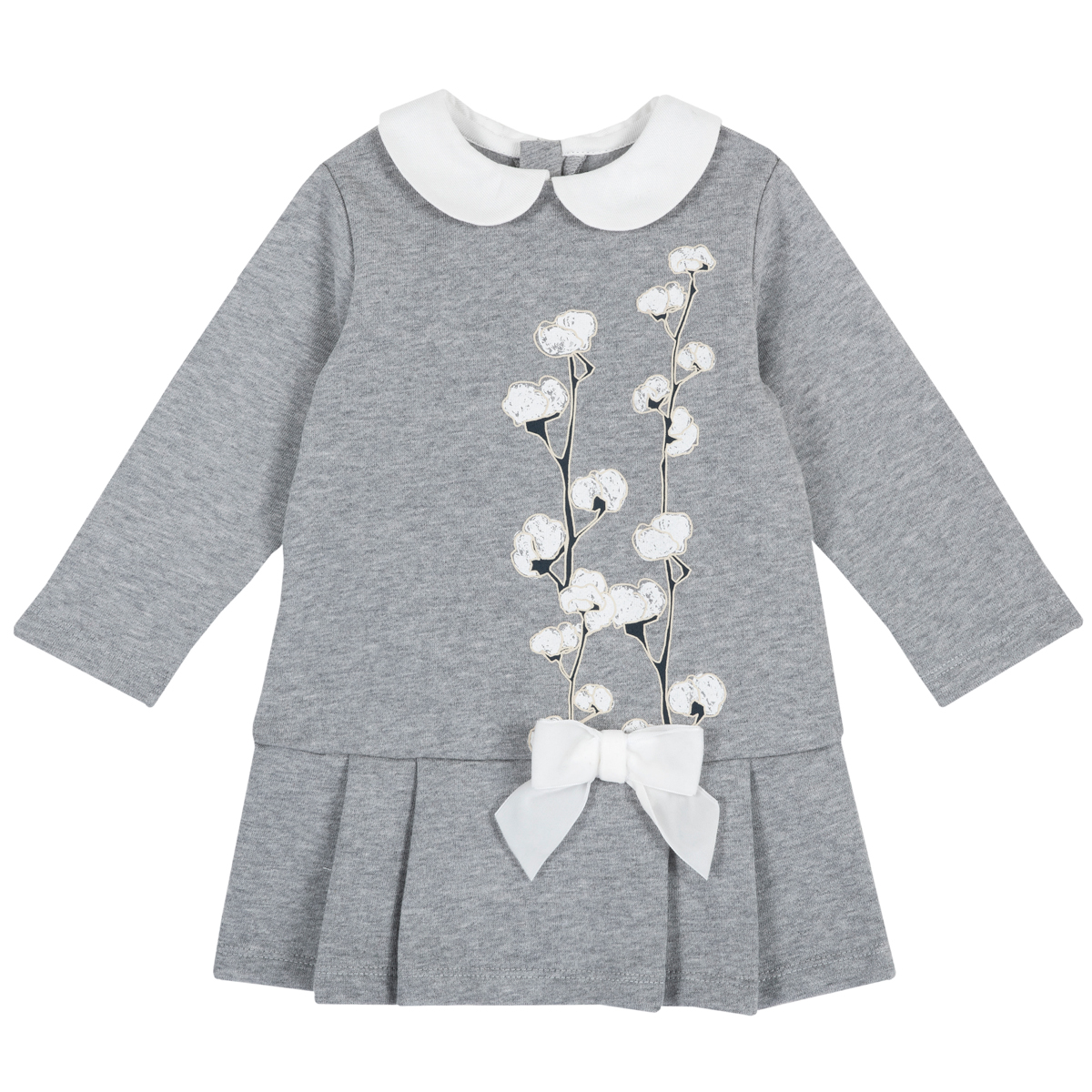 rochie-ml-86_27829_1_1566900256.jpg Rochie copii Chicco, talie joasa, imprimeu flori de bumbac, 03544