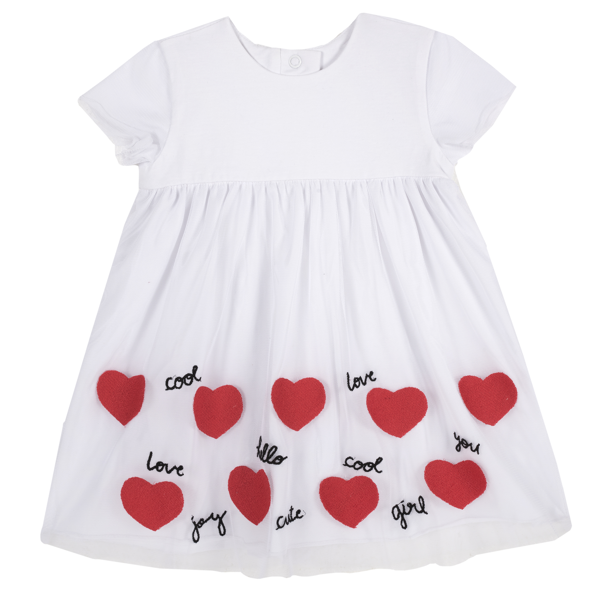 rochie-ms-98_23274_1_1551348269.jpg Rochie copii Chicco, maneca scurta, alb cu inimioare, 03409