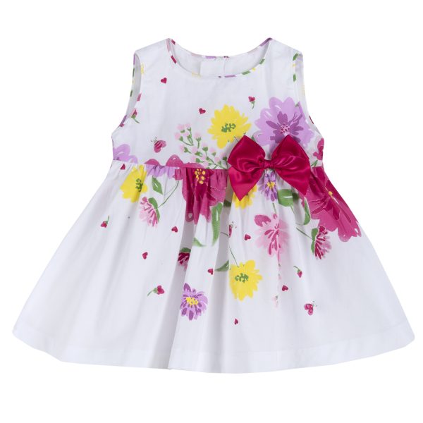 rochita-eleganta-fara-maneci-50_36879_1_1620375015.jpg Rochie copii Chicco, model floral din poplin, 03900