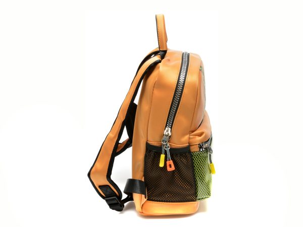 Rucsac FLAVIA PASSINI galben, J32043, din piele ecologica
