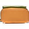 Rucsac FLAVIA PASSINI galben, J32043, din piele ecologica
