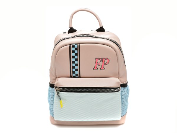 Rucsac FLAVIA PASSINI roz, J32043, din piele ecologica
