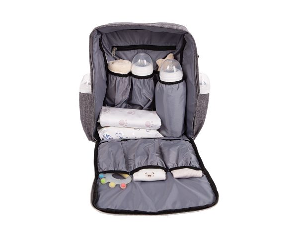 Rucsac pentru carucior Kikka Ivy 2020 Light Grey