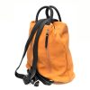 Rucsac RIEKER galben, H1085, din piele ecologica