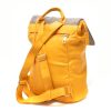 Rucsac RIEKER galben, H1357, din piele ecologica