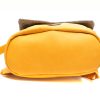 Rucsac RIEKER galben, H1357, din piele ecologica