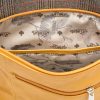 Rucsac RIEKER galben, H1357, din piele ecologica