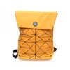 Rucsac RIEKER galben, H1391, din piele ecologica