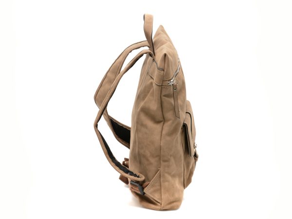 Rucsac RIEKER gri, H1079, din piele ecologica