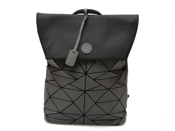 Rucsac RIEKER gri, H1391, din piele ecologica