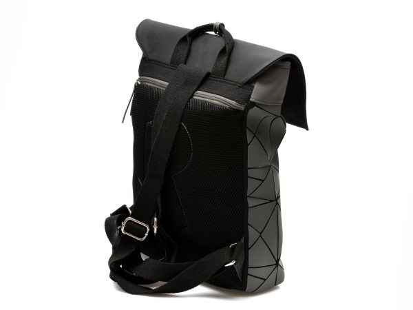 Rucsac RIEKER gri, H1391, din piele ecologica