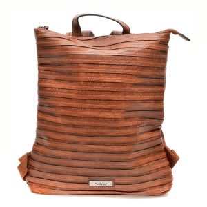 Rucsac RIEKER maro, H1075, din piele ecologica