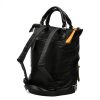 Rucsac RIEKER neagra, H1078, din piele ecologica