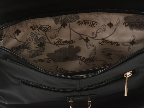 Rucsac RIEKER negru, H1086, din material textil