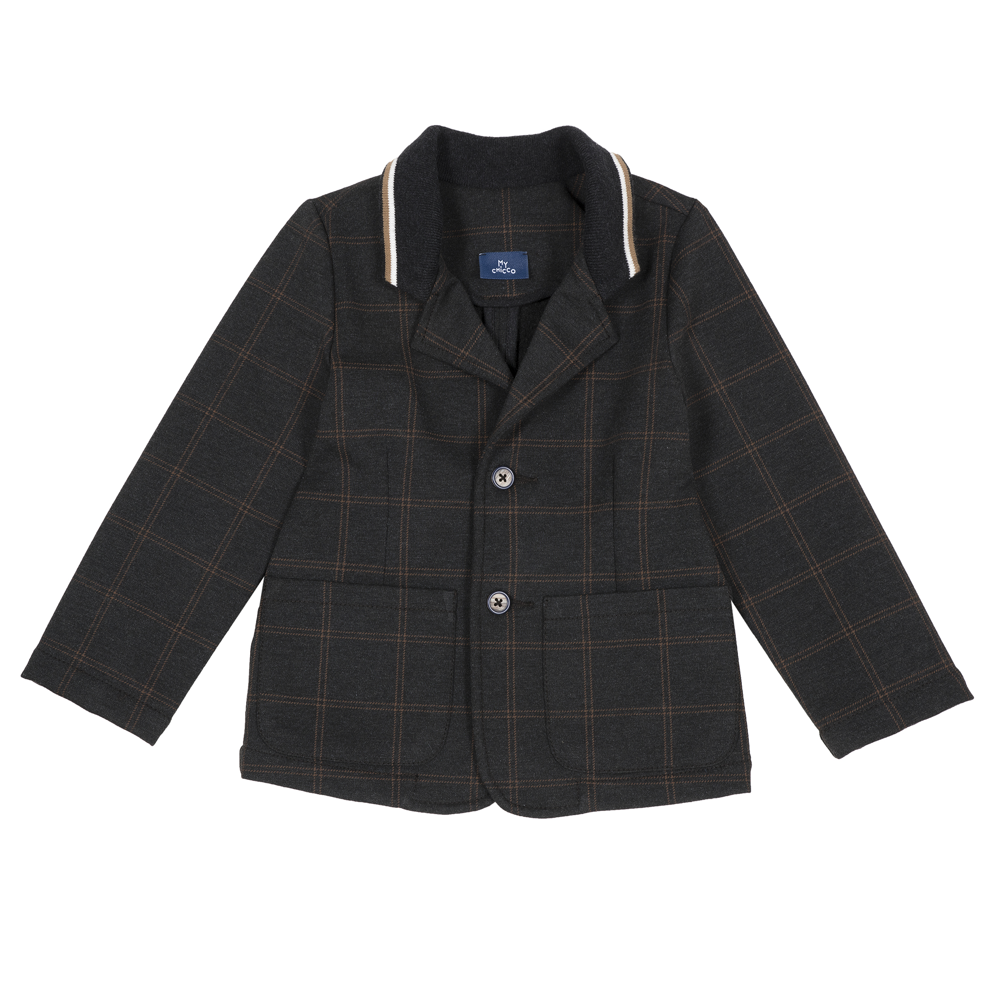Sacou copii Chicco, carouri, negru, 84340