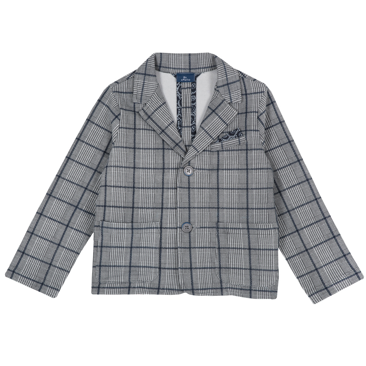Sacou copii Chicco, gri, carouri, 84343