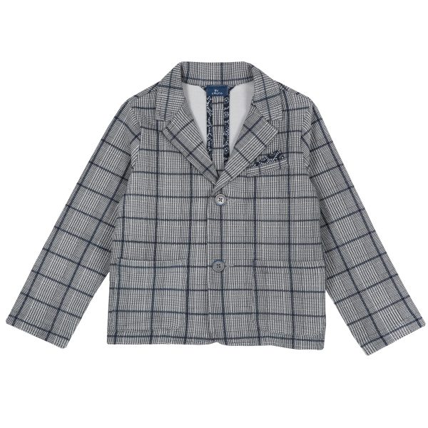 Sacou copii Chicco, gri, carouri, 84343