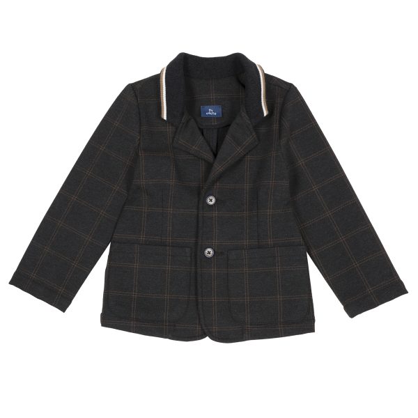 Sacou copii Chicco, carouri, negru, 84340