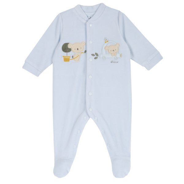 Salopeta bebe Chicco, botosei, albastru, 02036
