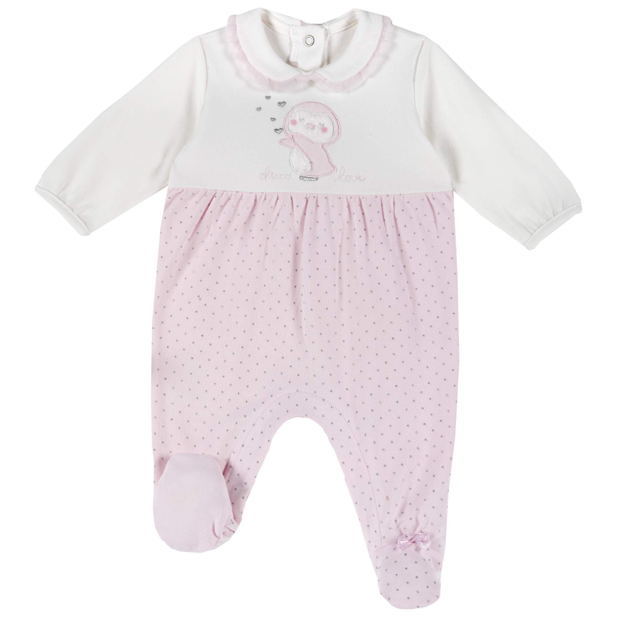salopeta-bebe-deschidere-picior-68_33447_1_1601561796.jpg Salopeta copii Chicco, guleras, roz, 21160