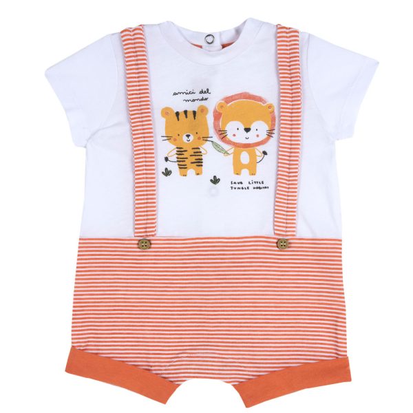 salopeta-copii-chicco-pantaloni-scurti-portocali_35946_1_1617198420.jpg Salopeta copii Chicco, pantaloni scurti, portocaliu cu model, 50868