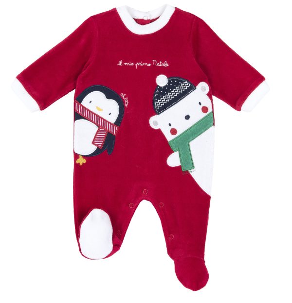 Salopeta copii Chicco pentru Craciun, 02220-61XMS, Rosu
