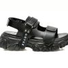 Sandale GRYXX negre, 21265, din piele naturala