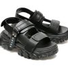 Sandale GRYXX negre, 21265, din piele naturala