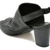 Sandale IMAGE negre, 101053, din piele naturala