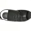 Sandale IMAGE negre, 101053, din piele naturala