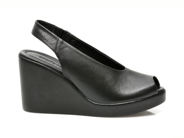 Sandale MARIO ROSSI negre, 3879401, din piele naturala