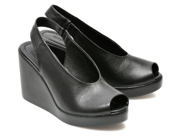 Sandale MARIO ROSSI negre, 3879401, din piele naturala