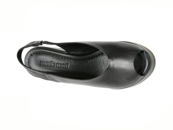 Sandale MARIO ROSSI negre, 3879401, din piele naturala