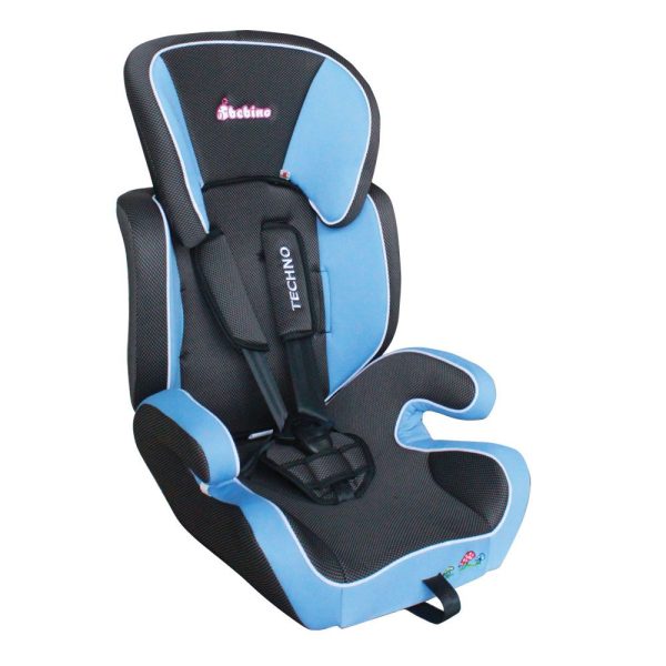 Scaun auto Bebino Techno Light Gray/Blue 9-36 kg