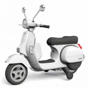 Scuter electric pentru copii Piaggio PX150 70W 12V PREMIUM Alb