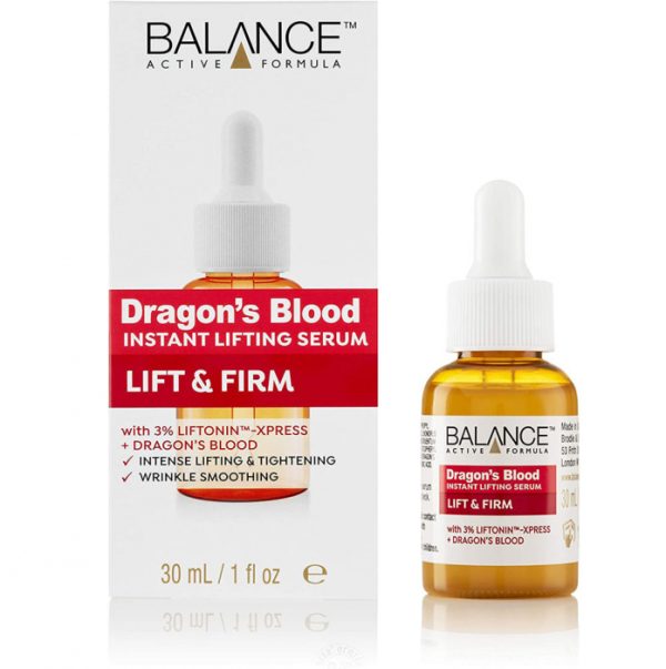 Ser facial anti-rid cu Sange de Dragon BALANCE ACTIVE Instant Lifting Serum, 30 ml