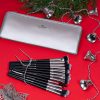 set-12-pensule-machiaj-sensopro-milano-black-silver-borseta-cadou8404155.jpg Set 12 pensule machiaj SensoPRO Milano, Black Silver + Borseta Cadou