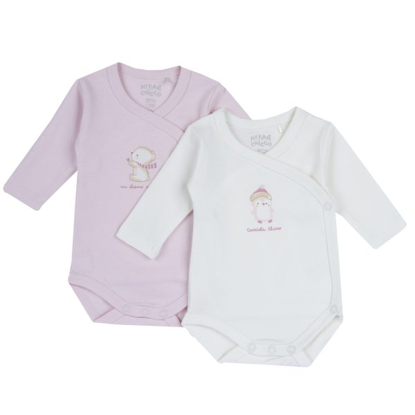 Body bebelusi Chicco, set 2buc, roz, 11535-61MFCI