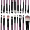 Set 20 Pensule Machiaj Profesionale SensoPRO Milano Travel Mauve + CADOU