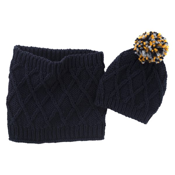 set-caciula-tricotata-si-guler-3_33431_1_1600765036.jpg Set caciula si fular penrtru copii Chicco, albastru, 04762