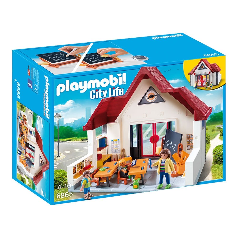 set-de-constructie-playmobil-city-life-scoala-6865.jpg Set de constructie Playmobil City Life - Scoala (6865)