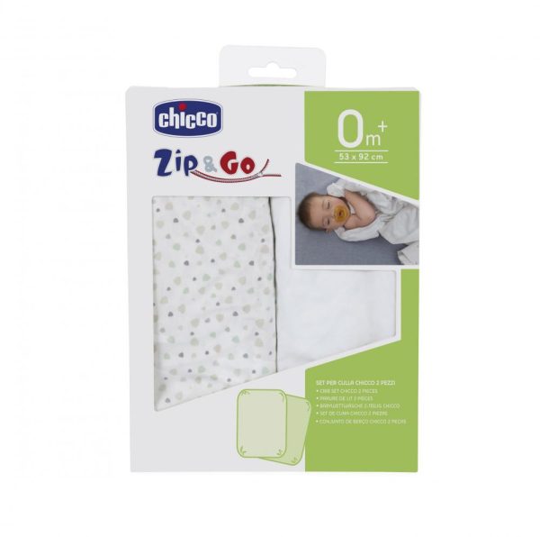 Set lenjerie patut bebe Chicco Zip & Go