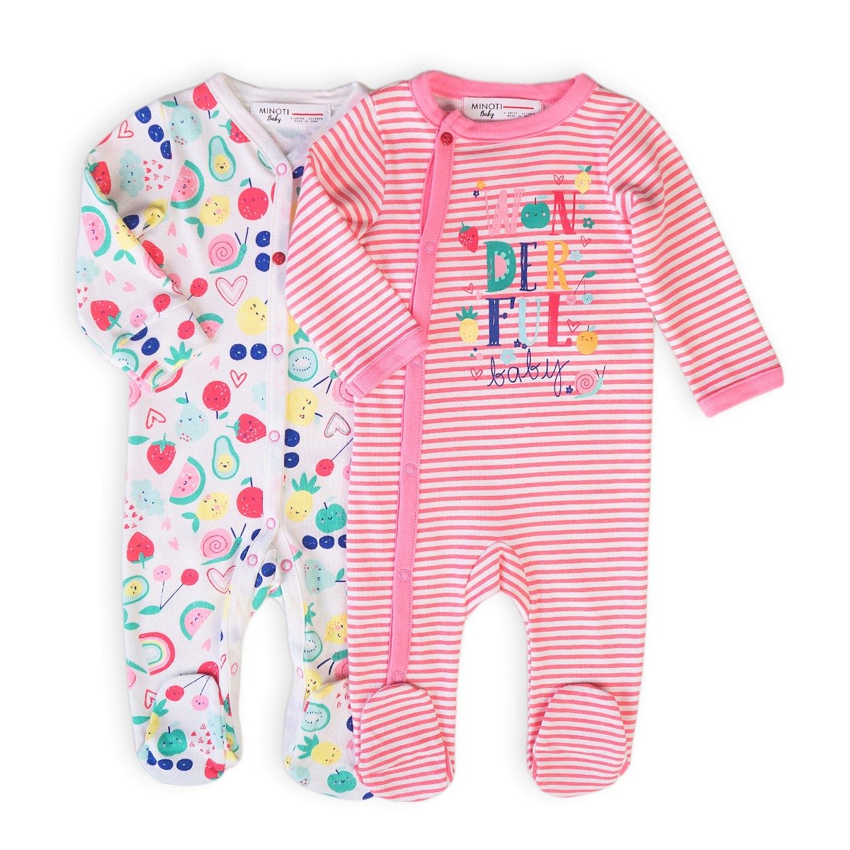 Set 2 bucati salopeta bebe Minoti Berry