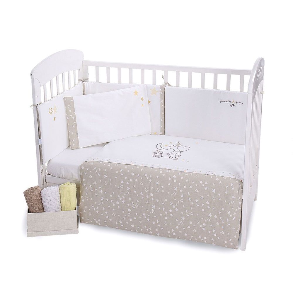 set_lenjerie_de_pat_6_piese_60x120_kikka_little_dreamer_stars_1.jpg Set lenjerie de pat 6 piese 60x120 Kikka Little Dreamer Stars
