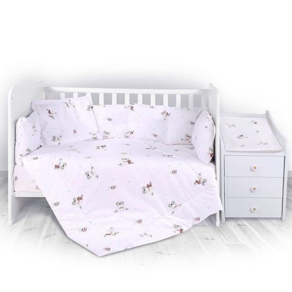 set_lenjerie_de_pat_lorelli_ranforce_bears_beige_5_articole_1.jpg Set lenjerie de pat Lorelli Ranforce bears beige, 5 articole