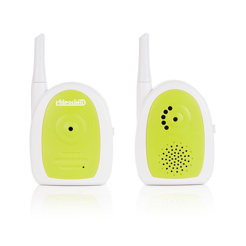Sistem monitorizare audio bebelusi Chipolino Nano green