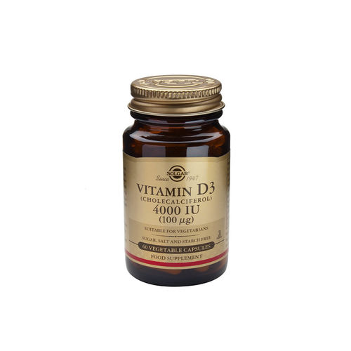 solgar-vitamin-d3-4000iu-60tabl.jpg Vitamina D3 4000IU 60 capsule vegetale | Solgar