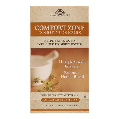 suplimentcomfortzonedigestivecomplex_enzimedigestive_90capsule_solgar.jpg Comfort Zone Digestive Complex (enzime digestive), 90 capsule | Solgar