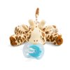 Suzeta cu jucarie Avent Ultra Soft 0-6 luni giraffe
