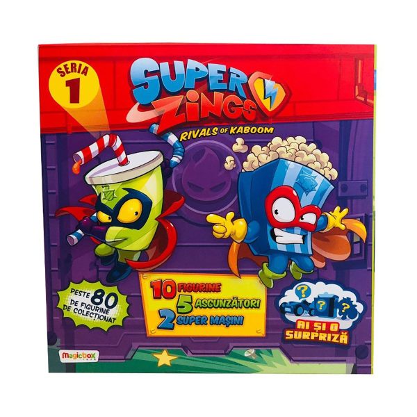 Pachet 18 jucarii Surpriza SuperZings, Seria 1